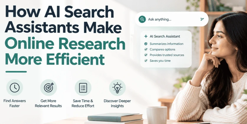 How AI Search Assistants Make Online Research More Efficient